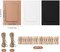 Hanging Photo Display Wall Decor, 2 PCS Boho Wooden Bead Garland Collage